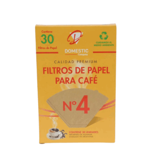 Filtro Nro 4 Domestic X 30 Unidades