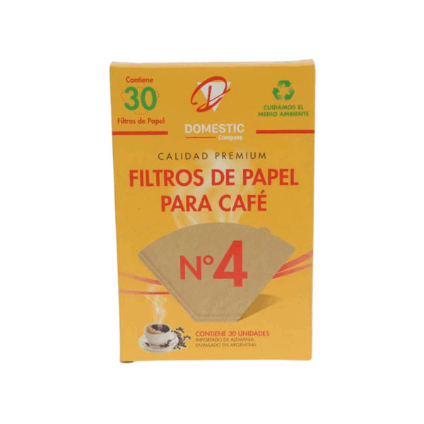 Filtro Nro 4 Domestic X 30 Unidades - Imagen 1