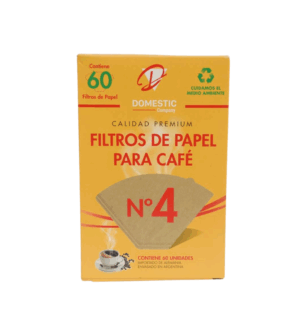 Filtro Nro 4 Domestic X 60 Unidades